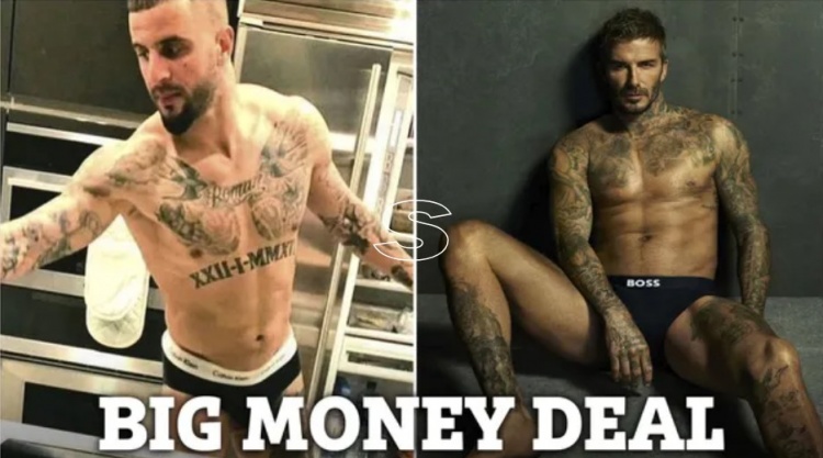 太陽報：沃克與知名品牌簽下內(nèi)褲代言合同，合同金額為六位數(shù)